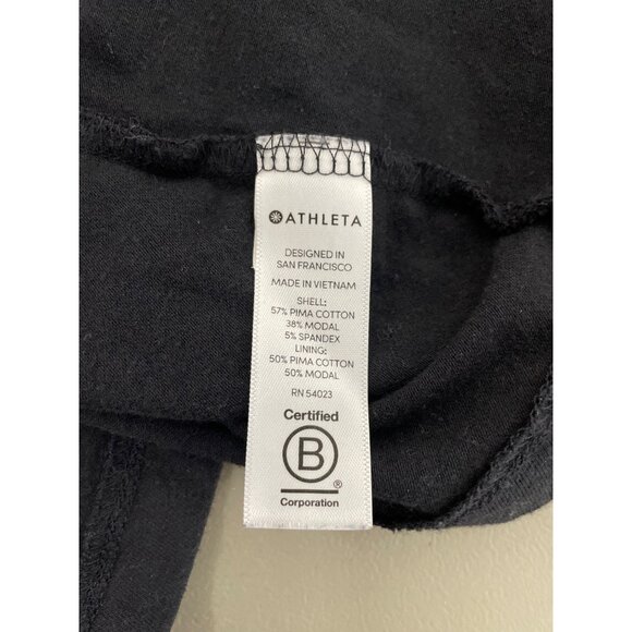 Athleta Playa Maxi Dress Size Medium Slit Sleeveless Scoop Neck Ruched Active - Picture 6 of 8